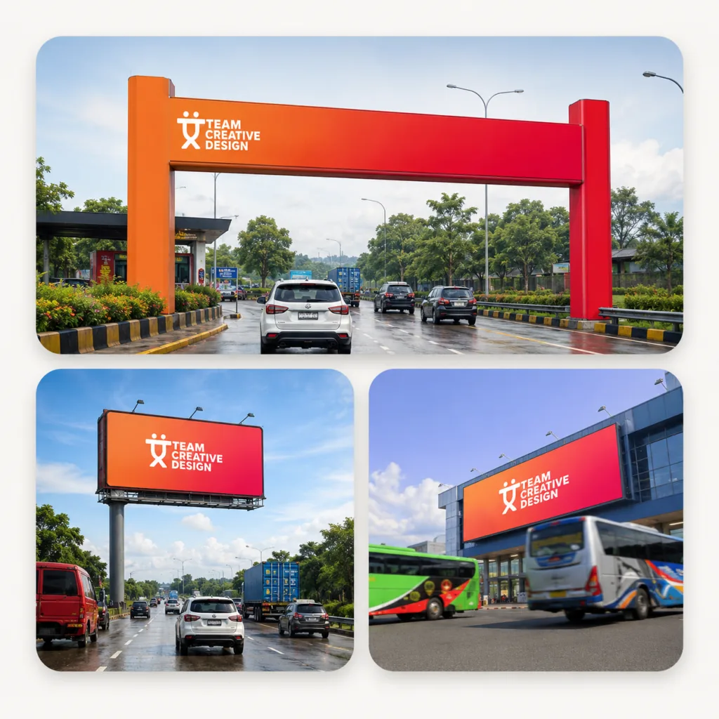 OOH Rest Area Advertising - Team Creative Design